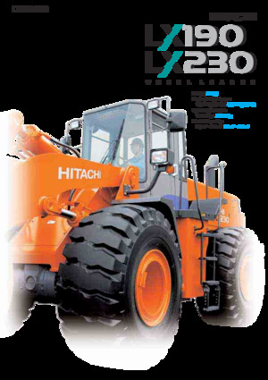Cargadoras de ruedas Hitachi LX 190