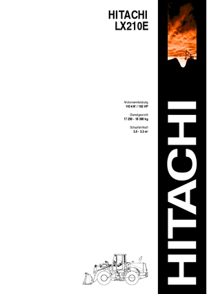 Cargadoras de ruedas Hitachi LX 210 E
