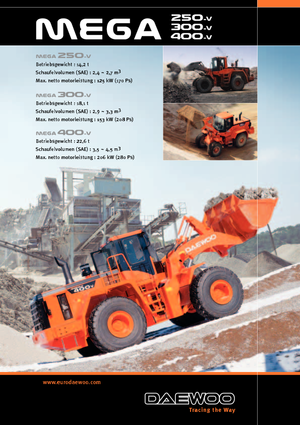 Cargadoras de ruedas Doosan Mega 250 V