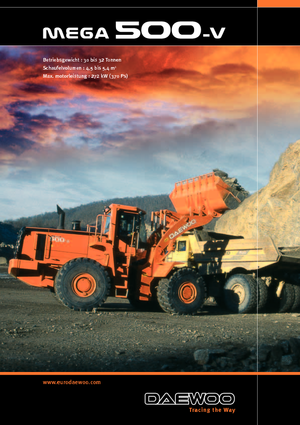 Cargadoras de ruedas Doosan Mega 500 V