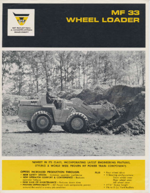 Cargadoras de ruedas Massey Ferguson MF 33