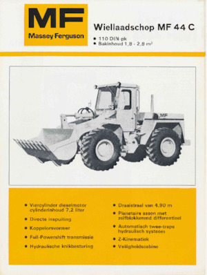 Cargadoras de ruedas Massey Ferguson MF 44C