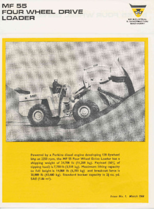 Cargadoras de ruedas Massey Ferguson MF 55
