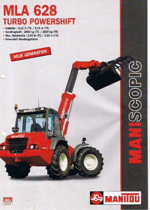 Cargadoras de ruedas Manitou MLA 628 T PS MU