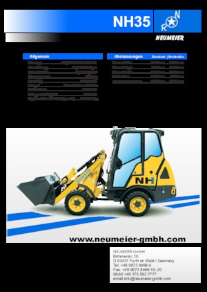 Cargadoras de ruedas Neumeier NH35