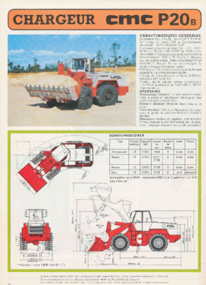 Cargadoras de ruedas CMC P20B