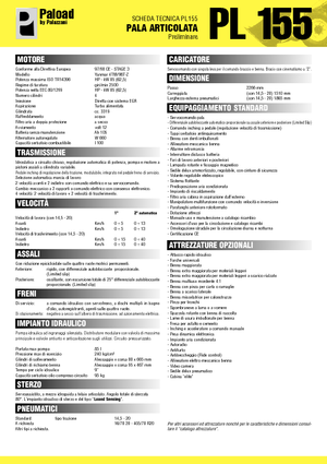 Cargadoras de ruedas Palazzani PL 155 XL