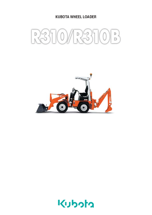 Cargadoras de ruedas Kubota R310 B