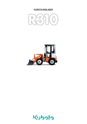 Cargadoras de ruedas Kubota R310