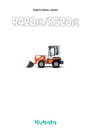 Cargadoras de ruedas Kubota R520α