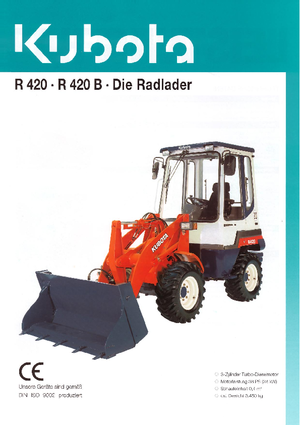 Cargadoras de ruedas Kubota R420 B
