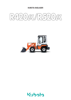 Cargadoras de ruedas Kubota R520α