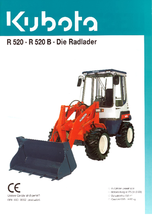 Cargadoras de ruedas Kubota R520