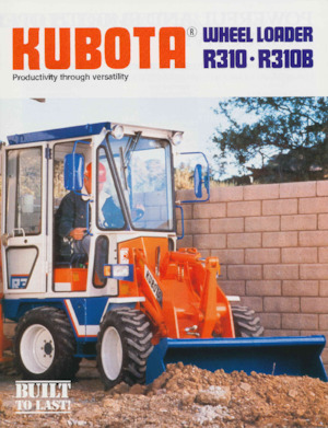 Cargadoras de ruedas Kubota R310B