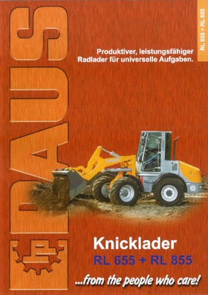 Cargadoras de ruedas Paus RL 855