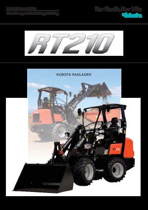 Cargadoras de ruedas Kubota RT210