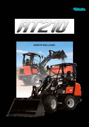 Cargadoras de ruedas Kubota RT210