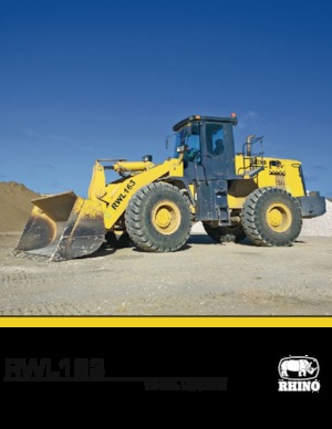 Cargadoras de ruedas RHINO RWL163