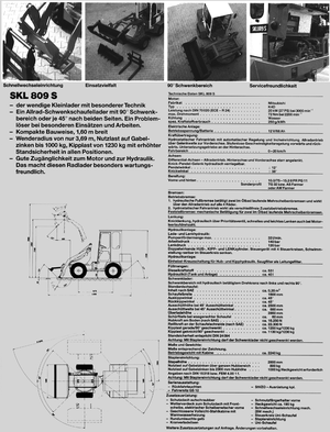 Cargadoras de ruedas Terex-Schaeff SKL 809 S