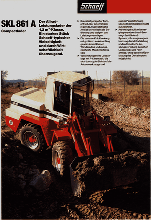 Cargadoras de ruedas Terex-Schaeff SKL 861 A