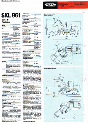 Cargadoras de ruedas Terex-Schaeff SKL 861 B