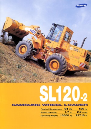 Cargadoras de ruedas Samsung SL 120-2