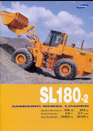 Cargadoras de ruedas Samsung SL 180-2