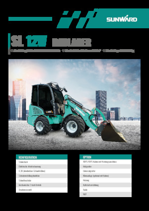 Cargadoras de ruedas Sunward SL12W