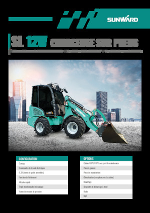 Cargadoras de ruedas Sunward SL12W