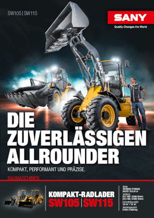 Cargadoras de ruedas Sany SW115