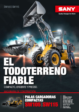 Cargadoras de ruedas Sany SW115