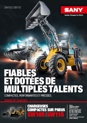 Cargadoras de ruedas Sany SW115