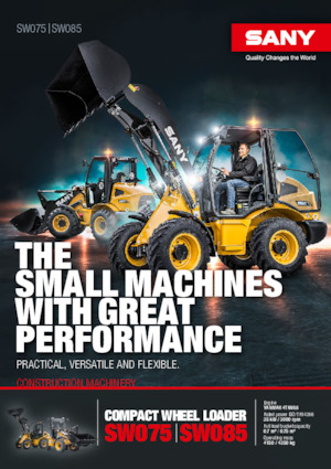 Cargadoras de ruedas Sany SW085