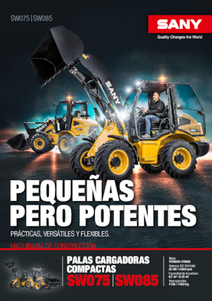Cargadoras de ruedas Sany SW085