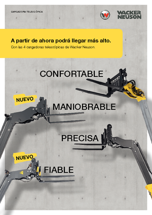 Manipuladoras telescópicas Wacker Neuson TH522