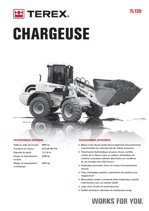 Cargadoras de ruedas Terex TL 120