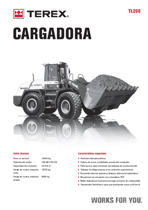 Cargadoras de ruedas Terex TL 260