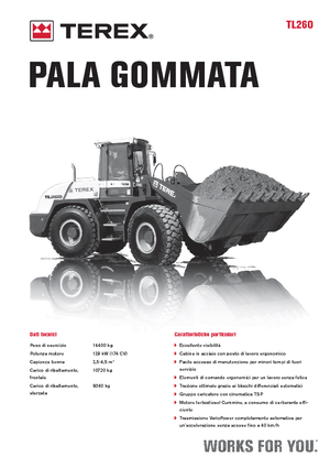 Cargadoras de ruedas Terex TL 260