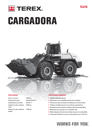 Cargadoras de ruedas Terex TL 310