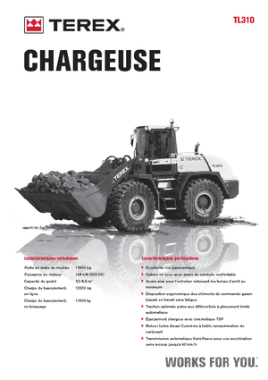 Cargadoras de ruedas Terex TL 310