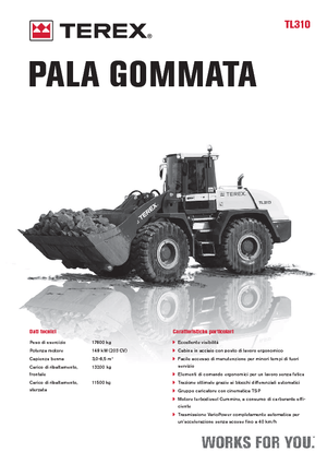 Cargadoras de ruedas Terex TL 310