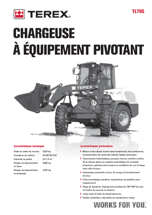 Cargadoras de ruedas Terex TL 70 S