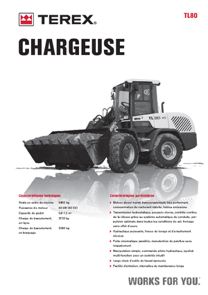 Cargadoras de ruedas Terex TL 80