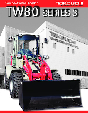Cargadoras de ruedas Takeuchi TW80