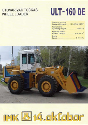 Cargadoras de ruedas 14. OKTOBAR ULT-160 DE
