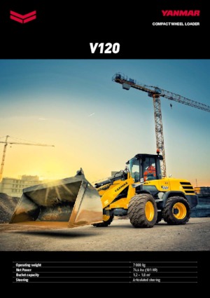 Cargadoras de ruedas Yanmar V 120