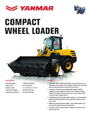 Cargadoras de ruedas Yanmar V10
