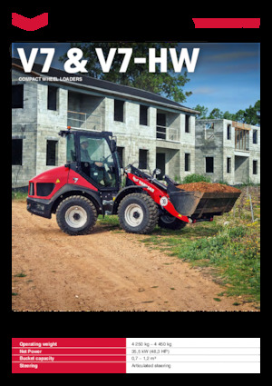 Cargadoras de ruedas Yanmar V7-HW