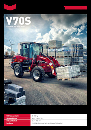 Cargadoras de ruedas Yanmar V70S