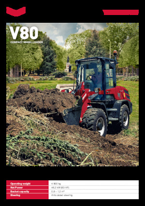 Cargadoras de ruedas Yanmar V80